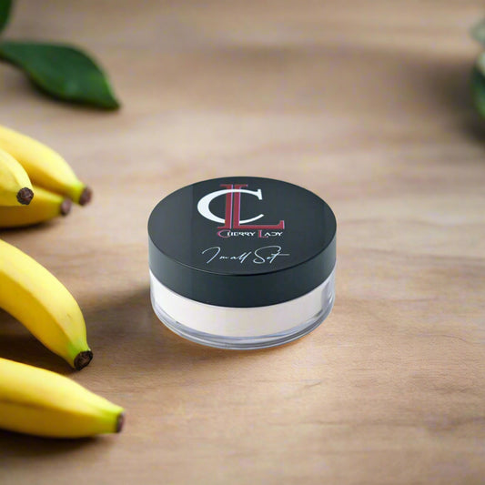 Cherry Lady Banana Milkshake Loose Powder for Face – Mineral, Anti-Acne, Long-Lasting-Filter effect-smooth makeup