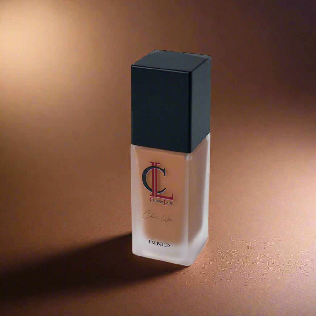Chin Up Face Foundation, Cherry Lady Beauty, Vegan foundation, spf 15, spf, matte finish, filter effect, mineral, waterproof, vitamin E, Saudi, UAE