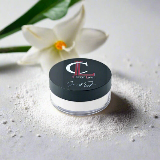 Cherry Lady Beauty Creame Loose Powder, Long-Lasting Mineral Setting Powder